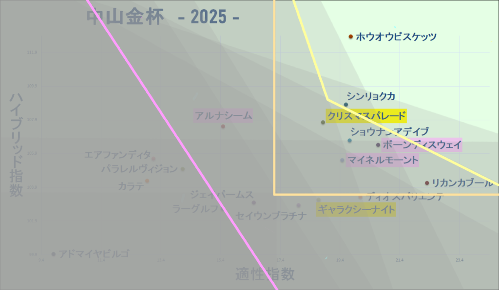 2025　中山金杯　マトリクス改　結果